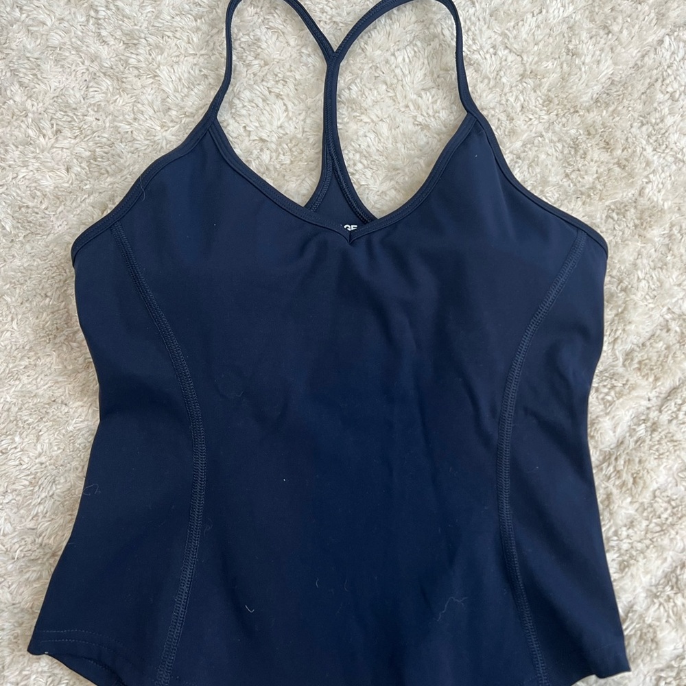 Garage SoftActive Y-Back Tank Top in Marina Blue - Picture 4 of 5